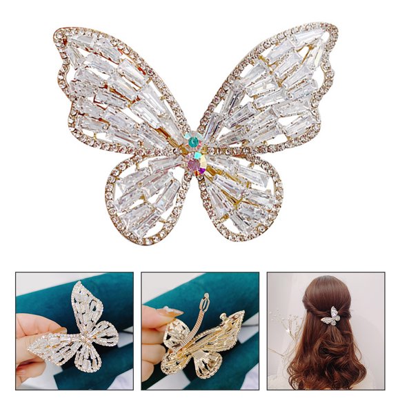 NUOLUX Butterflies Hairpins Dorados Con Ideales Para Y Regalo En El Hogar