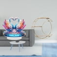 thumbnail image 2 of Centro De Mesa De Cisne Acrílico Con Estante De Metal Para Colgar En La Pared, Estantería Decorativa Moderna Multifuncional Para Libros Y Adornos., 2 of 8