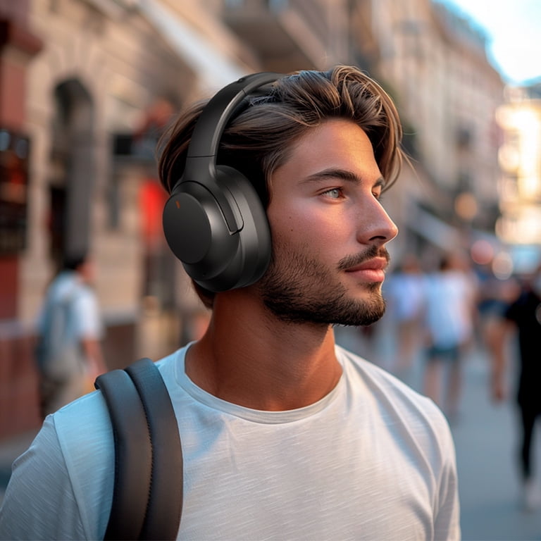 COWIN, Active Noise Cancelling Bluetooth Headphones, Black
