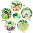 thumbnail image 5 of 119 piezas de suministros para fiestas temáticas de safari en la jungla, globos de dinosaurio, kit de arco de guirnalda, globos verdes de confeti para niños, decoraciones de cumpleaños para baby, 5 of 5