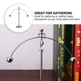 thumbnail image 2 of Shisuyan Balancing Man Ornament Metal Hercules Weightlifting Design 1 Set 7.07X6.68X1.57in, 2 of 8