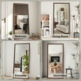 thumbnail image 3 of Full Length Mirror 70*32 inch full-body floor mirror with Artificial wood frame, elegant design and durability, a must-have for bedrooms, clothing stores and salons,Full Body Mirror, 3 of 11