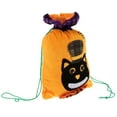 thumbnail image 1 of jifeng Assorted Halloween Theme Trick Or Treat Drawstring candy pockets , Cat, as described, 1 of 9