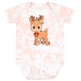 thumbnail image 3 of Inktastic Cute Christmas Reindeer with Christmas Lights Boys or Girls Baby Bodysuit, 3 of 5