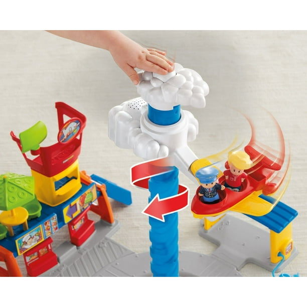Fisher-Price Little People Spinnin' Sounds Airport French Edition