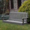 thumbnail image 2 of highwoodÂ® Eco-Friendly Recycled Plastic Lehigh Porch Swing, 5', 2 of 2