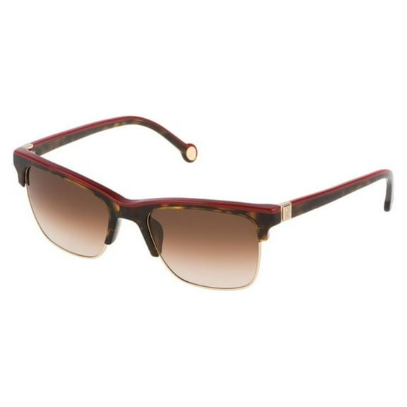 SUNGLASSES - POLARIZED FASHION SUN GLASSES CAROLINA HERRERA BROWN WOMEN SHE655530722