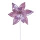 thumbnail image 1 of Spray Artificial Vickerman Flor de Pascua Rosa 21.5 cm (Paquete de 6), 1 of 1
