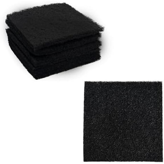 6PCS 5” Square Compost Bin Charcoal Filters, 0.4” Thick Activated Carbon Filters for Kitchen Countertop Compost Pail, Home Bucket Filter Replacements$$Storage