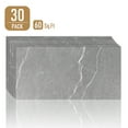 thumbnail image 2 of 6 MIL x 12 in. W x 24 in. L Peel and Stick Water Resistant Vinyl Tile Flooring, Gray (60 sq. ft. /case), 2 of 7