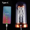 thumbnail image 4 of Dancing Jellyfish Lamp Color Changing LED Floating Jellyfish Lights Electric Jellyfish Lamp with Music Home Office Decors Orange, 4 of 4