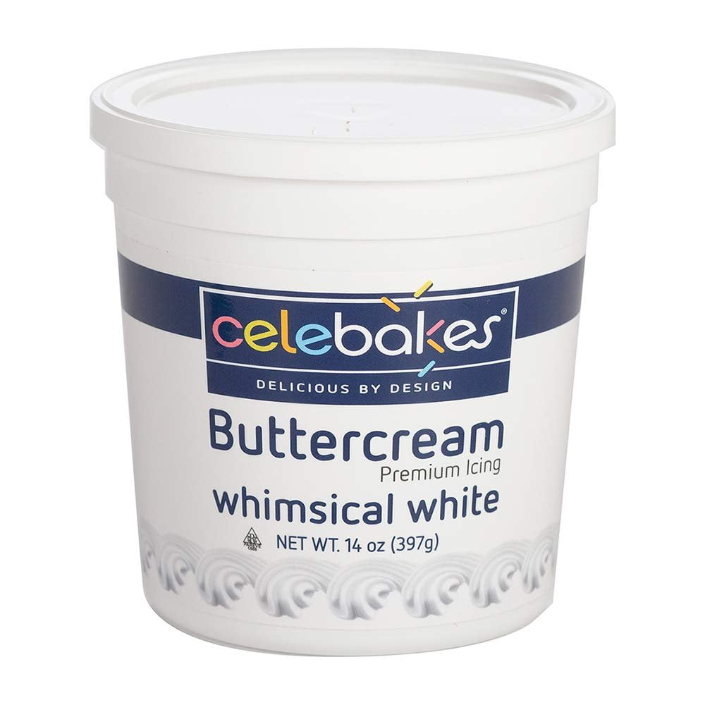 CK Products Celebakes Whimsical White Premium Buttercream Icing 14 Ounce 397 Grams