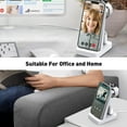 thumbnail image 3 of Charger Station for Apple Multiple Devices - ETEPEHI 3 in 1 Fast Wireless Charging Dock Stand for Apple Watch & for iPhone 14 13 12 with Adapter, White, 3 of 7