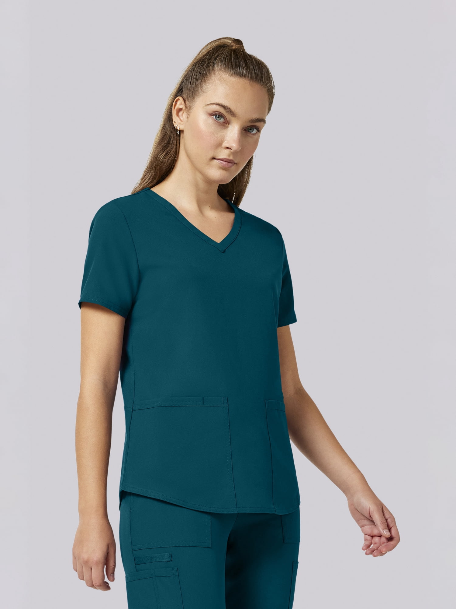 Scrubstar Core Essentials Women’s V-Neck Scrub Top, Sizes XS–3XL