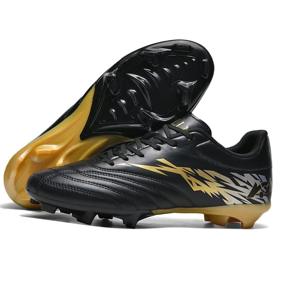 Yiomxhi Soccer Cleats for Men Adult Younth Lightweight Football Shoes with Ankle Support, Breathable Outdoor Turf Cleats for Training and Matches, Long Studs and Short Studs