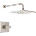 thumbnail image 1 of Delta Faucet Modern Raincan Square Single-Function Shower Valve Trim Kit Brushed Nickel, Shower Faucet Set, Rainfall Shower Head, SpotShield Stainless T14268-SP-PP (Valve Not Included), 1 of 5