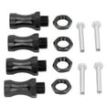 thumbnail image 4 of Adaptateur de Moyeu Hexagonal d'Extension de Roue, Adaptateurs d'Entraînement de Moyeu Hexagonal de Roue Durables en Alliage d'Aluminium Apparence Exquise pour 1/10 hors Route Voiture RC Noir, 4 of 8