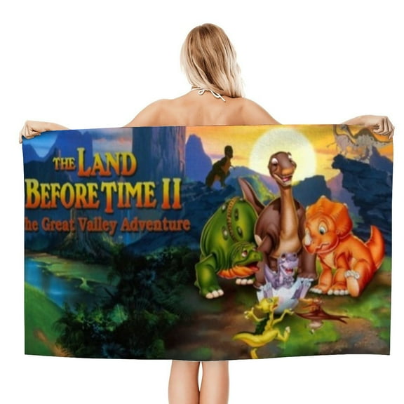 The Land Before Time Gifts Beach Towel for Women Girl Birthday Inspired Fan Bath Outdoor Music Lover