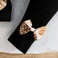 thumbnail image 5 of Tiweut Girls Outfits Valentine's Day Heart Leopard Print Bow Dresses Pants Summer Set,2-3 Y, 5 of 9
