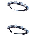 thumbnail image 3 of Qarigey Diadema de doble capa para fiesta de disfraces estéticos, diadema para niñas con Clip, accesorios para regalo de cumpleaños y Type2 NO2, 3 of 6