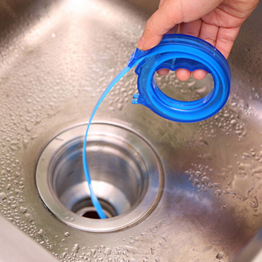 Yesbay Home Drain Sink Brush Cleaner Bathroom Unclog Sink Tub Snake