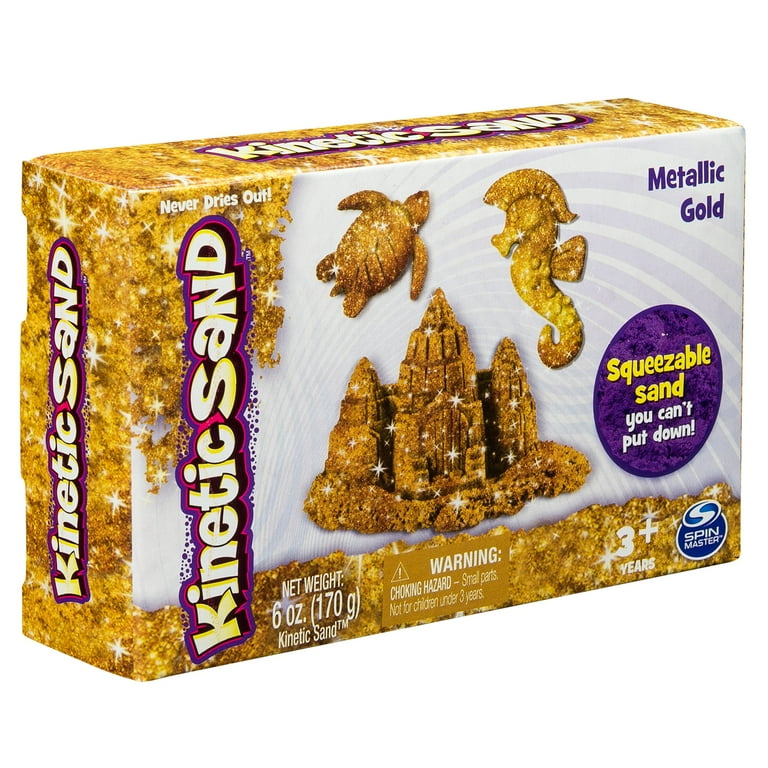 Kinetic sand shop metallic gold