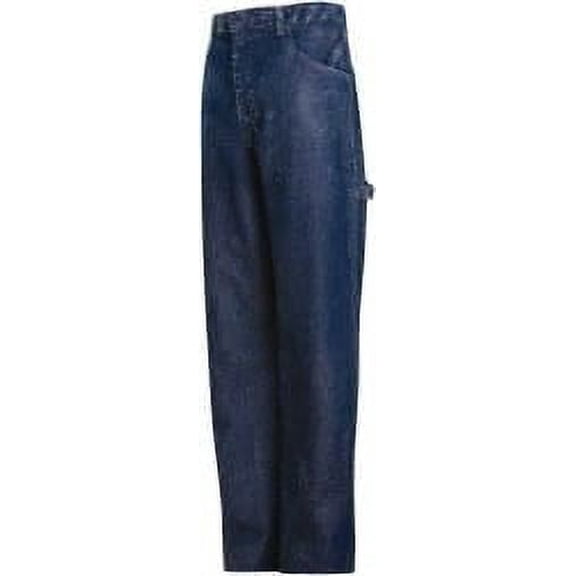 Bulwark PEJ8SW-40-32 Mens Heavyweight Excel FR Denim Dungaree Pant, Sto ash - 40 in. Waist - 32 in. Inseam