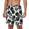 thumbnail image 2 of Uemuo Hand Drawn Tomatoes Pattern Mens Swim Trunks Quick Dry Board Shorts with Mesh Lining, Stretch Beach Shorts Quick Dry No-Chafing Board Shorts-3X-Large, 2 of 9