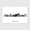 Bakersfield Skyline, variant on Britain India Map Wall Art Decor – Minimalist Geography Canvas for Living Room – 8x12 inch