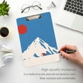 thumbnail image 3 of FORMRS Acrylic Clipboard with Low Profile Clip Standard A4 Letter Size, 12.5" x 9", Snow Mountain, 3 of 8