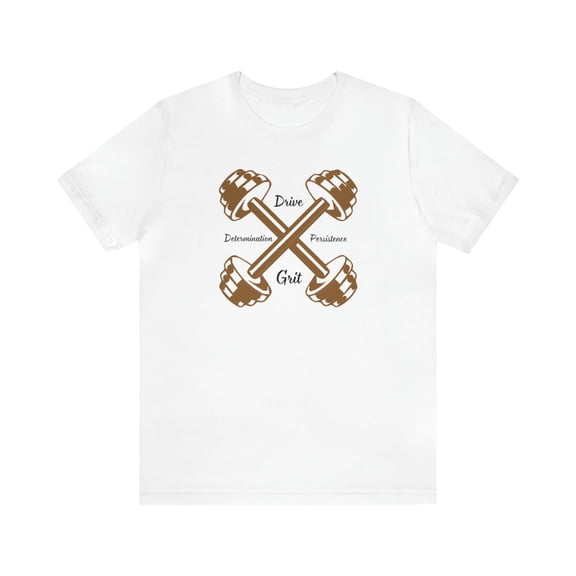 Drive determination persistence grit fitness tee