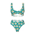 thumbnail image 4 of Rocae Cute Shiba1 for Bikini Set for Women Two Piece Sexy High Swimsuits Split Crossover Bikini X-Large, 4 of 9
