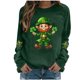 thumbnail image 2 of RKSTN Women's St Patrick's Day Sweatshirt Plus Size Crewneck Irish Gift St Patricks Luckys Shamrocks Graphic Print Hoodless Sweatshirts Top Womens Casual Round Neck Loose Fits Long Sleeve T Shirts, 2 of 5