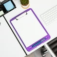 thumbnail image 5 of Mind Reader Clipboard with Storage, Plastic, 9.25"L x 13.25"W x 1"H, Set of 6, Assorted Colors, 5 of 7