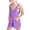 Purple, variant on YTCAMLO Cotton Girls Sleeveless Romper Casual Adjustable Strap Short Jumpsuit with Pockets Lightweight Loose Fit Summer Outfits, Black 5-6 Years