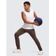 thumbnail image 3 of Pantalones Deportivos CRZ YOGA 30" Ajuste Slim Verde Oliva Oscuro XXL, 3 of 6