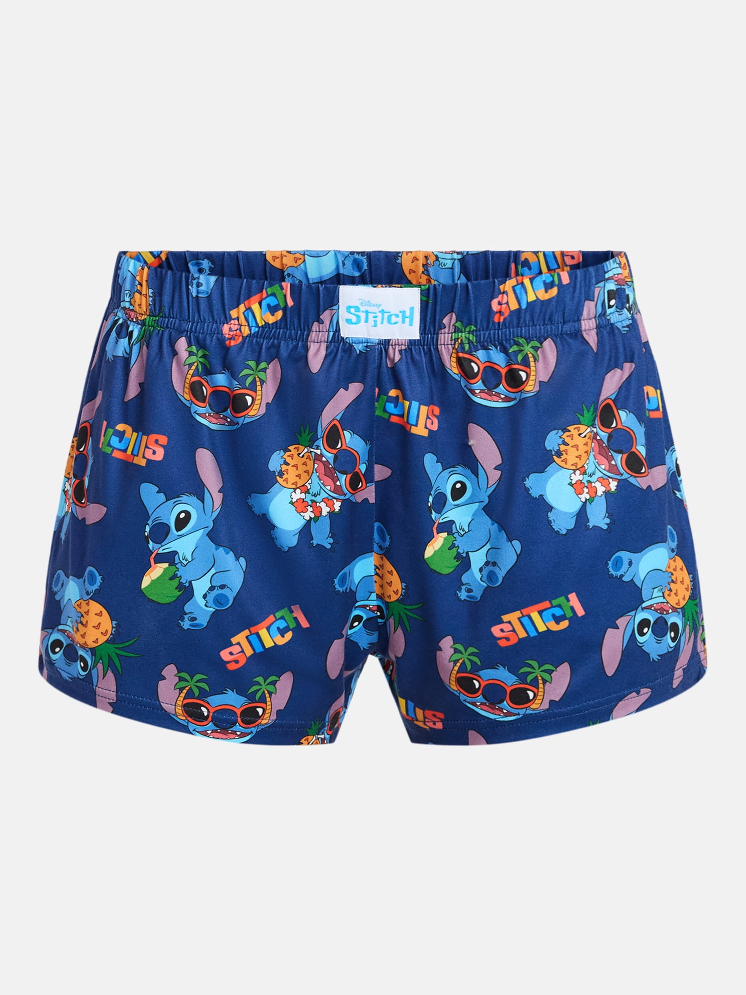 Disney Stitch Women's Jersey Knit Sleep Shorts, 2-Pack, Sizes XS-3X