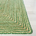 thumbnail image 3 of SAFAVIEH Cape Cod Miah Geometric Runner Rug, Green/Natural, 2'3" x 10', 3 of 11