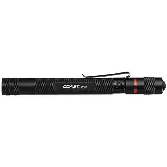 Coast HP3R 245 Lumen Rechargeable LED Penlight with Twist Focus, Black