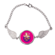 thumbnail image 1 of Par de amor eterno romance Pulsera pulsera pulsera alas de ángel pulsera, 1 of 3