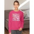 thumbnail image 2 of Cluttered Teen Stickers Sweatshirt Women -Image by Shutterstock, Female 4X-Large, 2 of 4