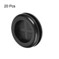 thumbnail image 5 of Unique Bargains 20pcs Rubber Grommet Round Double-Sided Mount Dia 22 mm for Wire Protection, 5 of 5