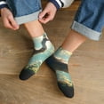 thumbnail image 3 of Naloa Majestic Ostrich In Forest Ankle Socks for Women Non Slip Socks No Show Socks Classic Low Cut Casual Socks Casual Socks, 3 of 7
