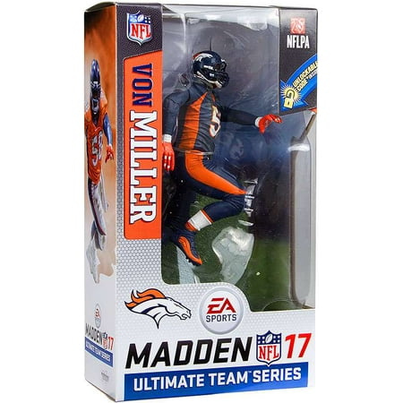 McFarlane NFL EA Sports Madden 17 Ultimate Team Series 2 Von Miller Action Figure [Blue (Best Nfl Team In Madden 17)