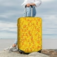 thumbnail image 7 of Honeii duck floating in the pool Elastic Luggage Cover, featuring double-sided printing, is the ideal companion for travel, business trips, and daily use(not included suitcase )-X-Large, 7 of 7