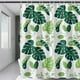 thumbnail image 5 of Accesorios de baño Cortina de ducha impermeable con estampado de hojas de monstera Cortina de baño de tela gruesa con ganchos Forro antideslizante para bañera Cortina de ducha de poliéster, 5 of 6