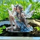 thumbnail image 3 of pstuiky Pila decorativa de jardín acrílica bohemia con hadas y colibríes. Pila decorativa de jardín acrílica para exteriores., 3 of 5