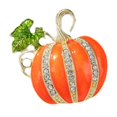 thumbnail image 3 of Here's a polished and engaging product description for your **Sparkling Rhinestone Halloween Pumpkin Brooch Pin**:\n\n \n\n🎃✨ **Sparkling Rhinestone, 3 of 5