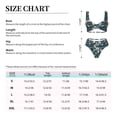 thumbnail image 6 of Wukai Vintage Floral Women's Bikini Set Two Piece,wimsuit High Waisted V Neck Twist Front Adjustable Spaghetti Straps Bathing Suit-X-Large, 6 of 7