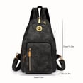 thumbnail image 3 of SPEKSEE Women's Vintage-Inspired Large Capacity Backpack with Adjustable Strap, Multiple Pockets, Ideal for Travel and Everyday Use, Backpack|Durable Sports Pack fashionable crossbody, 3 of 10